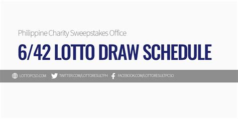6/42 summary|Philippine Charity Sweepstakes Office.